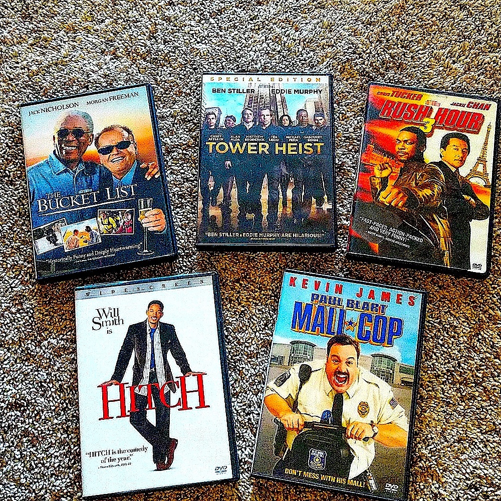 5 Comedy DVD movies